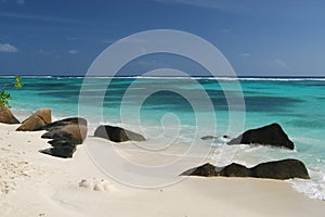 Tropical beach in Seychelles 2