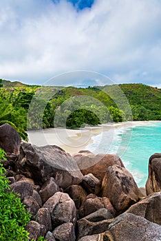 Tropical beach on the sunny day