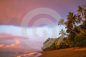 Tropical Beach at sunrise - Costa Rica