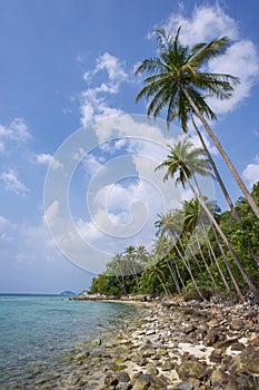 Tropical beach in Thailand Thalin Ngam
