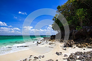 Tropical beach on Tub Island