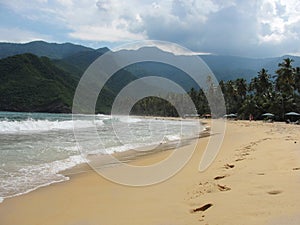 Tropical beach in Venezuela