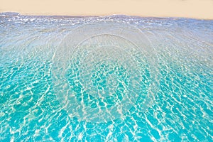 Tropical beach water transparent clear