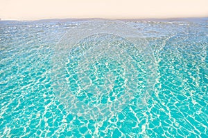 Tropical beach water transparent clear