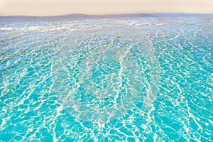 Tropical beach water transparent clear