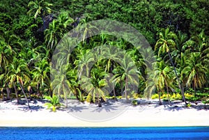 Tropical beach, Waya island