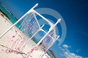 Tropical Beach Wedding Arch