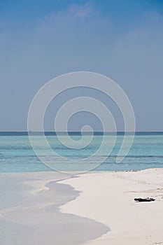 Tropical beach with white sand
