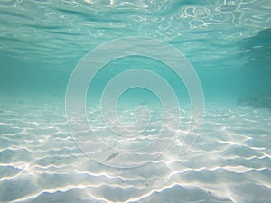 tropical blue ocean underwater background - luxury nature pattern