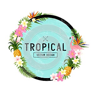 Tropical Border Design