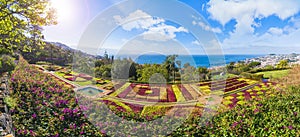 Tropical Botanical Gardens in Funchal, Madeira island, Portugal