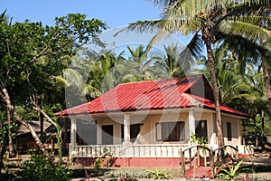Tropical bungalow photo