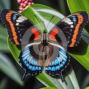 The tropical butterfly dazzles with its ultra colours, enormous wingspan and exotic beauty.