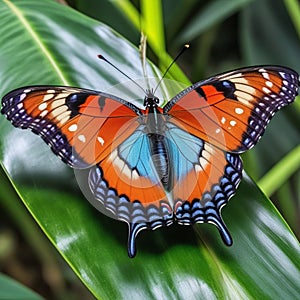 The tropical butterfly dazzles with its ultra colours, enormous wingspan and exotic beauty.