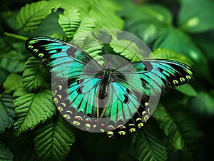 Tropical Butterfly  Made With Generative AI illustration