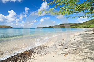 Tropical Caribbean beach in Isla Culebra photo