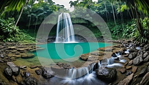 Tropical Cascade and Blue Lagoon