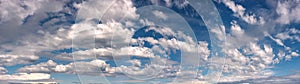 Tropical cloud formation, Australian sky panorama