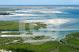 Tropický pobřeží Mosambik jižní 