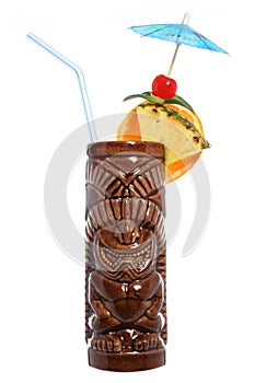 Tropical drink cocktail