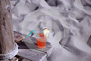 Tropical drink in Cuba