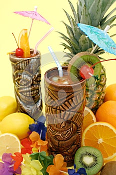Tropical Drinks and Fruits