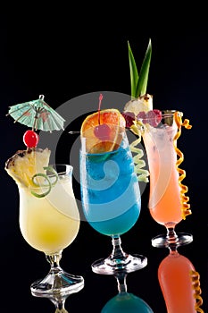 Tropical drinks - Most popular cocktails series