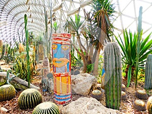 Tropical Exhibition Greenhouse plants