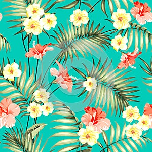 Tropical fabric design.