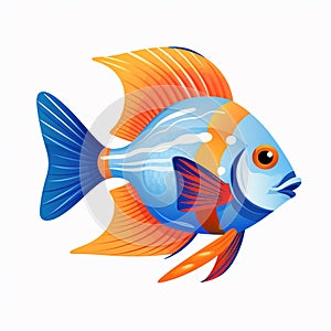 Tropical Fish Schooling in a Colorful Aquarium