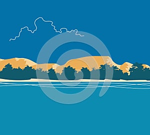 Tropical forest background