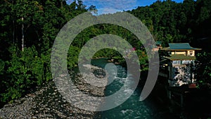 Tropical forest river jungle nature