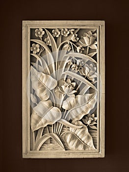 Tropical Frame Decoration