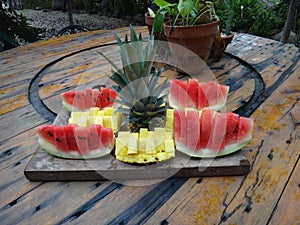 Tropical Fruit Arrangement