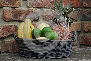 Tropical fruit basket