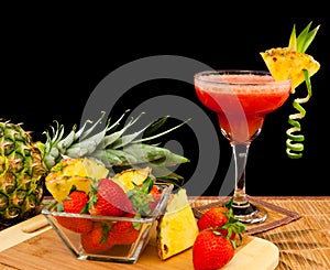 Tropical fruit cocktail