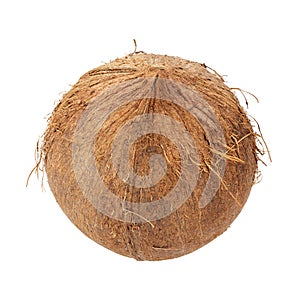 Tropical fruit coconut isolate on white background