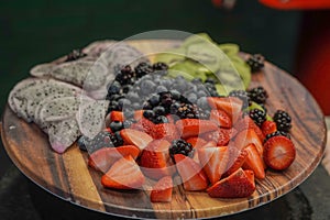 Tropical fruit plate