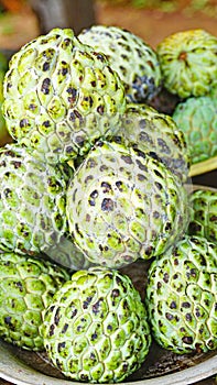 Tropical fruits in street stalls of the Republic of Cuba photo