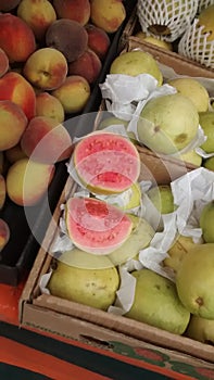 A tropical fruit called guayaba