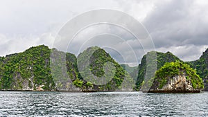 Tropical hilly islands in Coron, Philippines