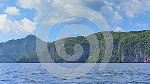 Tropical hilly islands in El Nido, Philippines