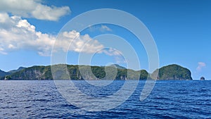 Tropical hilly islands in El Nido, Philippines