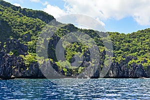 Tropical hilly islands in El Nido, Philippines