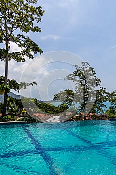 Tropical infinity pool Thailand