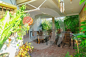 Tropical interior home design