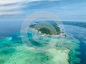 Tropical Island in Barobo, Surigao del Sur. Philippines. photo