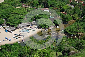 Tropical Island Beach Canoes - Ilhabela, Brazil