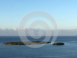 Tropical Island on Caribbean Sea