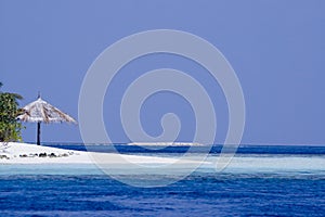 Tropical island lagoon photo